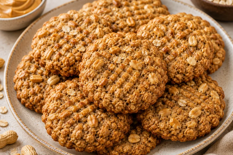 Peanut Butter Oatmeal Cookies