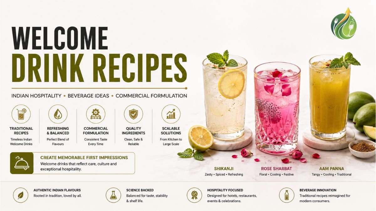Welcome Drink Recipe: Ideas, Indian Formulations & Commercial Guide