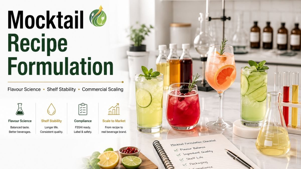Mocktail Recipe Formulation: The Complete Guide to Crafting, Scaling & Commercialising Mocktail Drinks