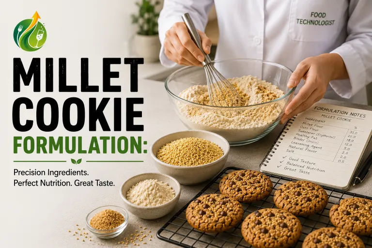 Millet Cookie Formulation: A Complete Guide to Ratios, Ingredients, Compliance and Commercial Scale-Up