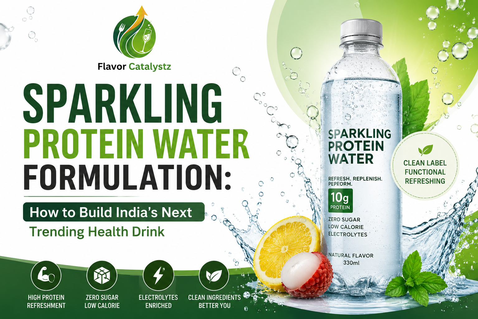 Sparkling Protein Water Formulation: How to Build India's Next Trending Health Drink