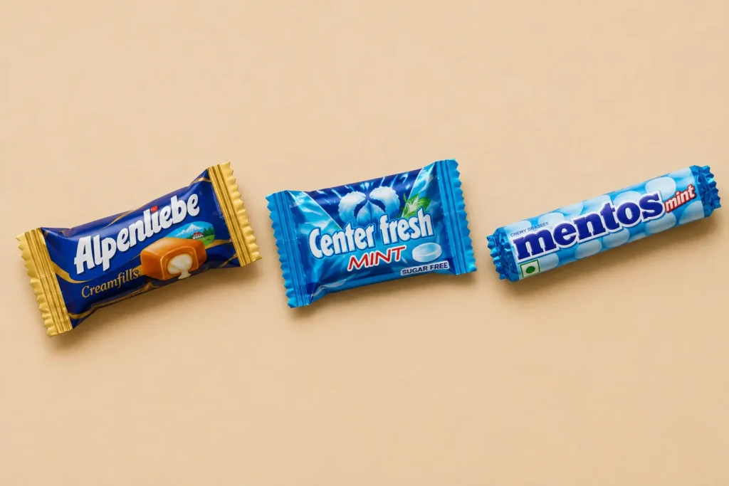 Alpenliebe, Center Fresh & Mentos