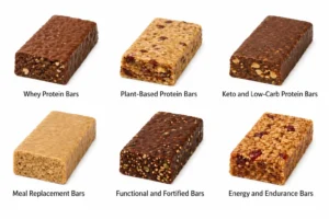 Types of Protein Bars Types of Protein Bars